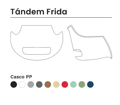 Variante Tándem Frida 3C - Estructura Negra